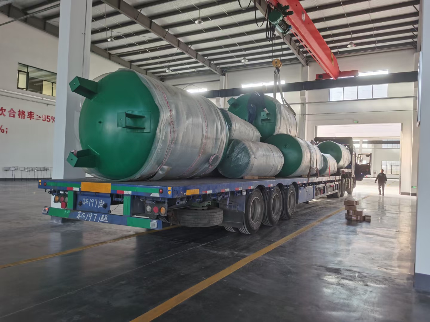 申容儲氣罐發貨區 申容儲氣罐發貨區